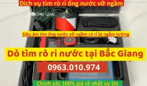 Siêu Âm Dò Tìm Rò Rỉ Ống Nước Tại Bắc Giang