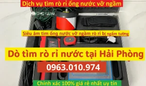 Siêu Âm Dò Tìm Rò Rỉ Ống Nước Tại Hải Phòng