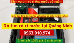 Siêu Âm Dò Tìm Rò Rỉ Ống Nước Tại Quảng Ninh